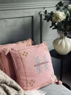 VIAMAJA Pude med fyld - Soft pink boheme - Sæt med 2 stk. Best
