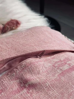 VIAMAJA Pude med fyld - Soft pink boheme - Sæt med 2 stk. Best