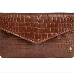 VIAMAJA Pung croco i skind - Cognac Discount