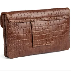 VIAMAJA Pung croco i skind - Cognac Discount