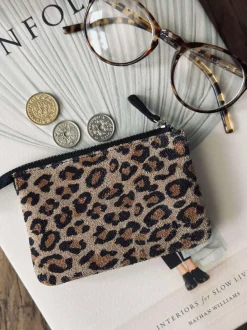 VIAMAJA Pung i blød ruskind - Leopard Online