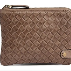 VIAMAJA Pung Sofya - Håndflettet Dark Taupe Outlet