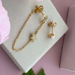 VIAMAJA Øreringe Alva - Dobbelt sæt Sterling silver
