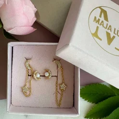 VIAMAJA Øreringe Alva - Dobbelt sæt Sterling silver
