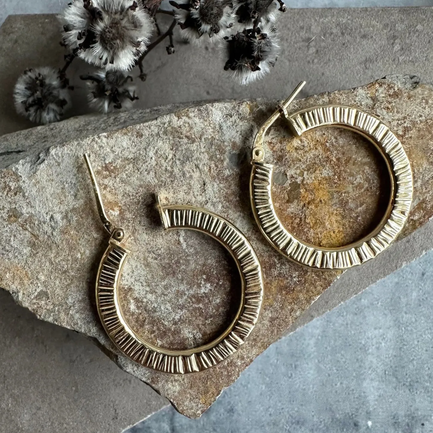 VIAMAJA Øreringe Chloe Big Sterling Silver 18K forgyldt Best