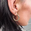 VIAMAJA Øreringe Chloe small Sterling Silver 18K forgyldt