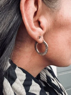 VIAMAJA Øreringe Chloe small Sterling Silver 18K forgyldt