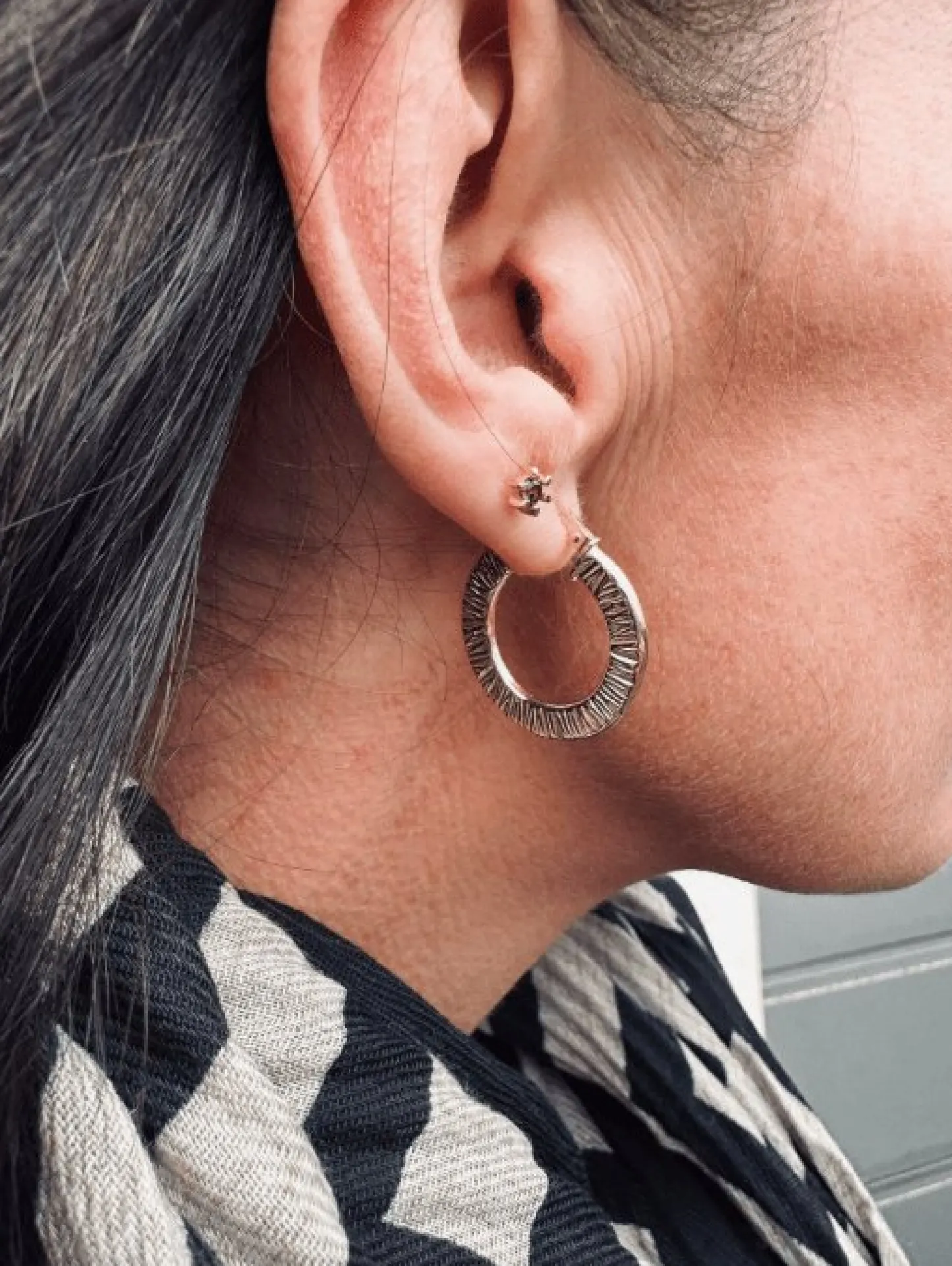 VIAMAJA Øreringe Chloe small Sterling Silver 18K forgyldt