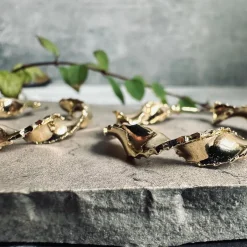 VIAMAJA Øreringe Cora hoops - 18k forgyldt New