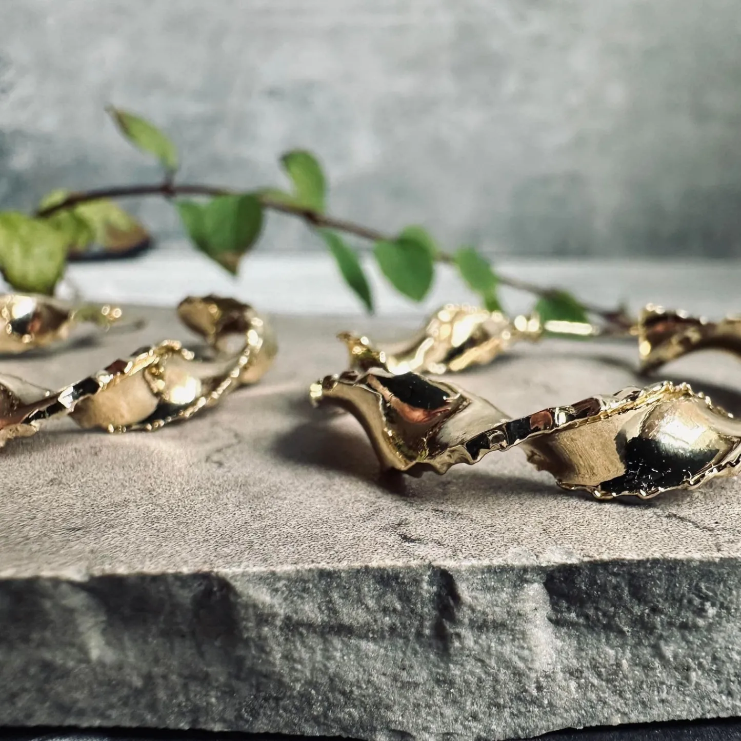VIAMAJA Øreringe Cora hoops - 18k forgyldt New
