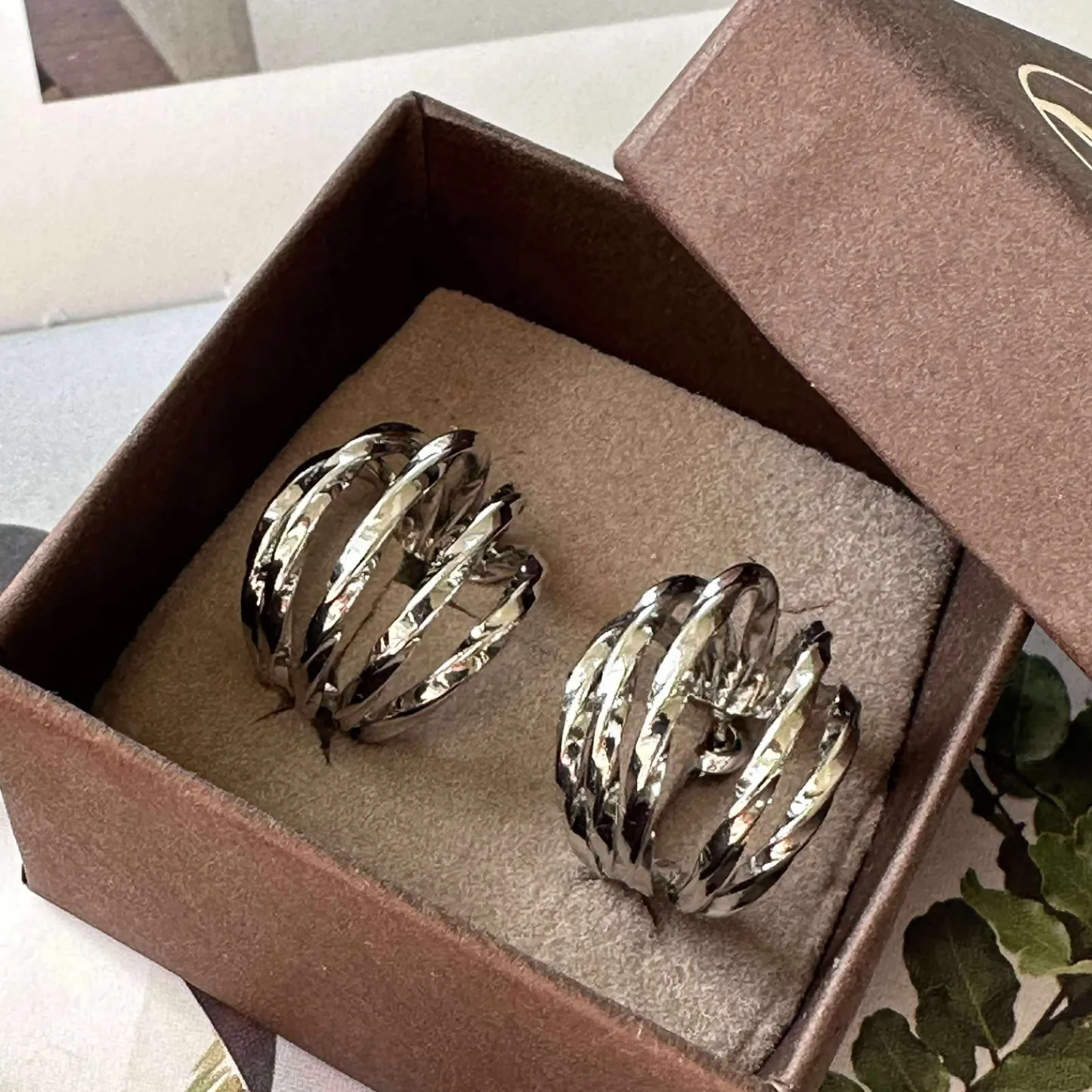 VIAMAJA Øreringe Cornelia 20 mm - Sølvbelagt Discount