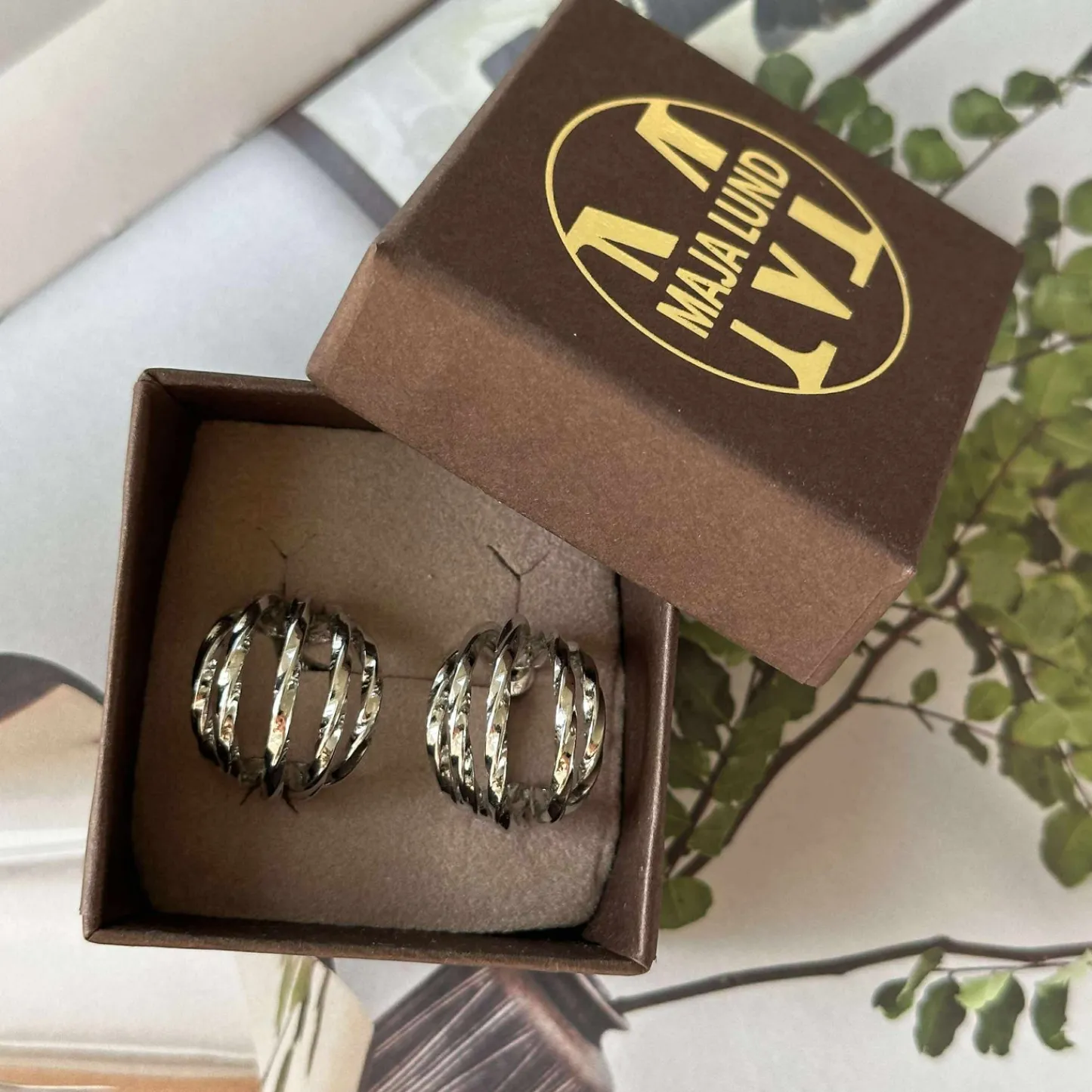 VIAMAJA Øreringe Cornelia 20 mm - Sølvbelagt Discount
