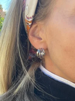 VIAMAJA Øreringe Cornelia 20 mm - Sølvbelagt Discount