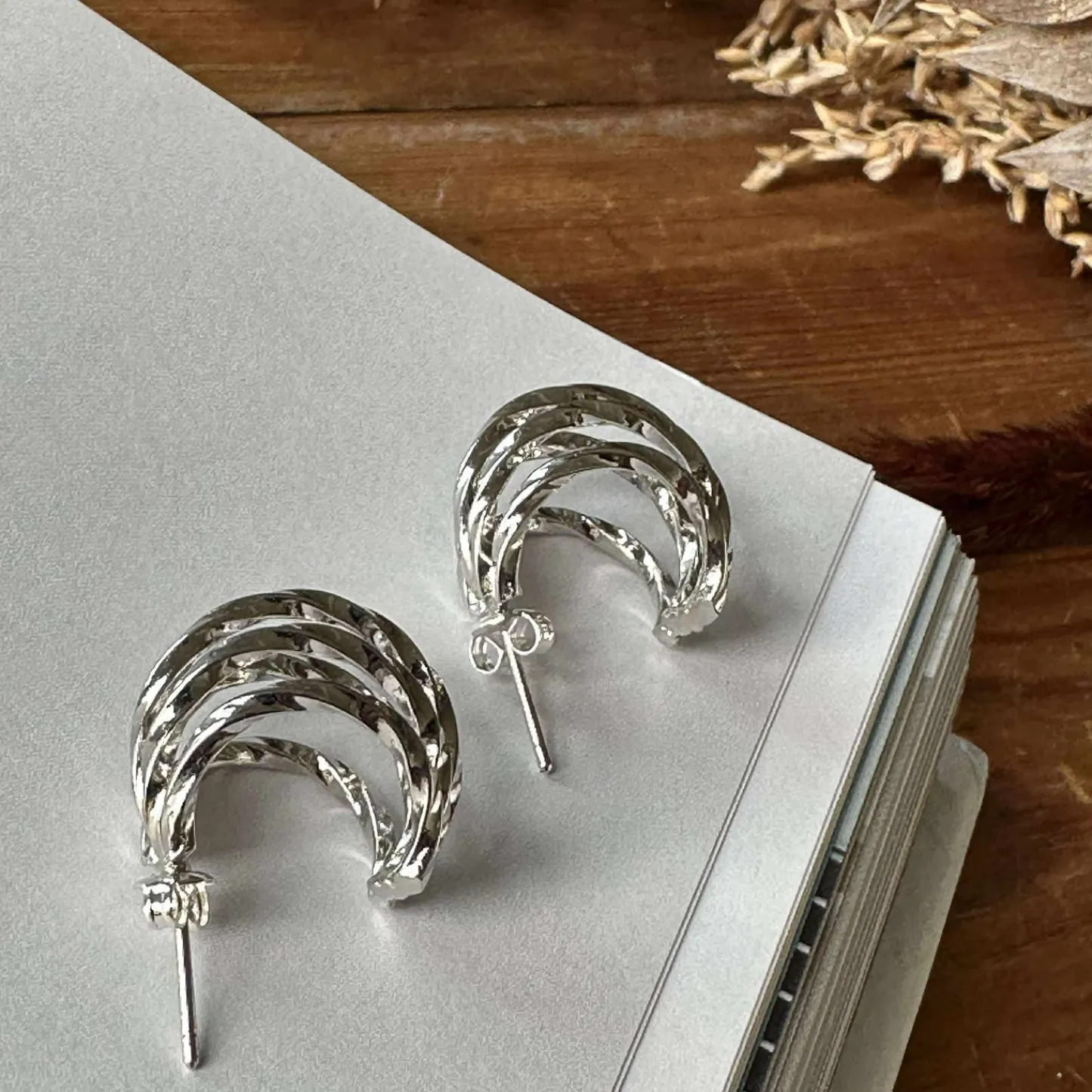 VIAMAJA Øreringe Cornelia 20 mm - Sølvbelagt Discount
