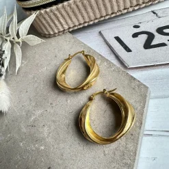 VIAMAJA Øreringe Eileen 18K forgyldt Discount