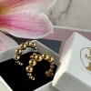 VIAMAJA Øreringe Gunilla 20 mm - 18k forgyldt Clearance