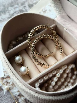 VIAMAJA Øreringe INA Hoops Small - 18K forgyldt Outlet