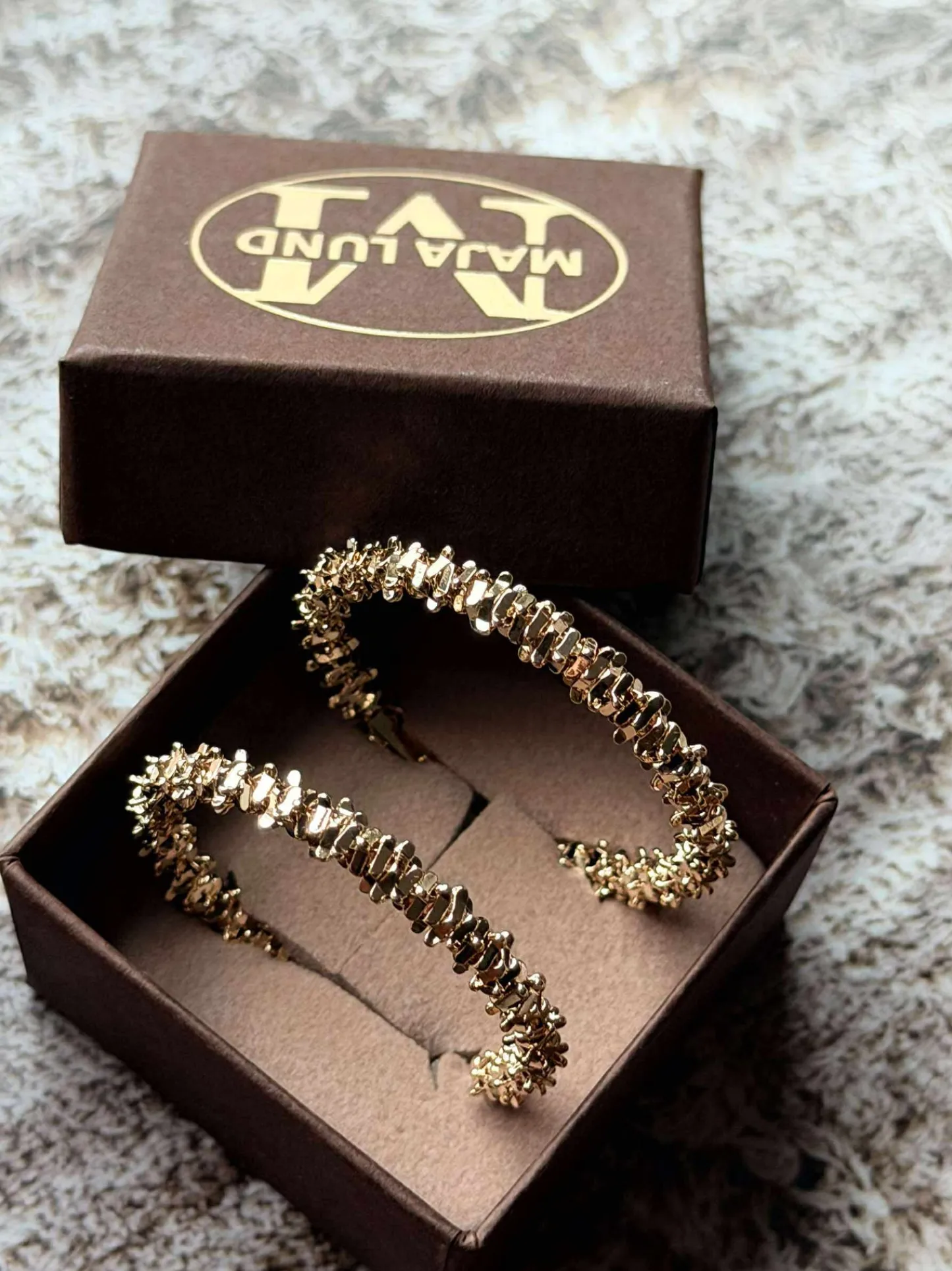 VIAMAJA Øreringe INA Hoops Small - 18K forgyldt Outlet