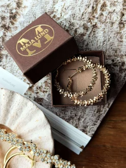 VIAMAJA Øreringe INA Hoops Small - 18K forgyldt Outlet
