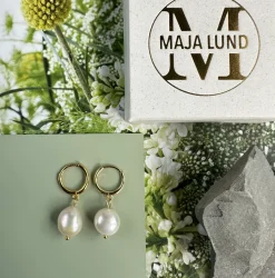 VIAMAJA Øreringe Kirstin – Forgyldt Sterling sølv Outlet