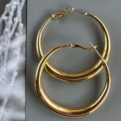 VIAMAJA Øreringe Lharni Gold 18K forgyldt New