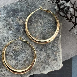 VIAMAJA Øreringe Lharni Gold 18K forgyldt New