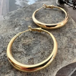 VIAMAJA Øreringe Lharni Gold 18K forgyldt New