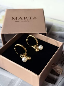 VIAMAJA Øreringe Marina - Forgyldt Best