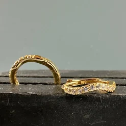 VIAMAJA Øreringe Marisa forgyldt Sterling sølv Clearance