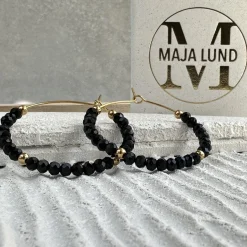 VIAMAJA Øreringe Merle – Black Sale