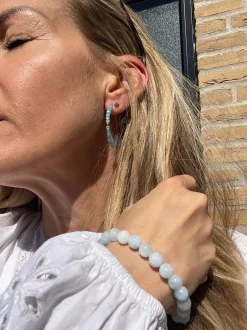VIAMAJA Øreringe Merle – Ice blue