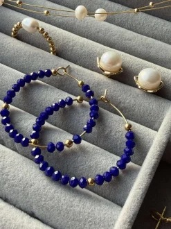 VIAMAJA Øreringe Merle – Royal Blue Online