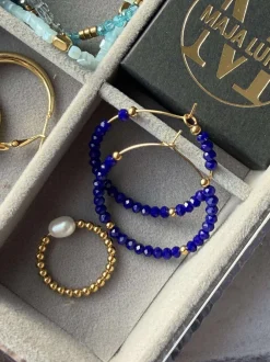 VIAMAJA Øreringe Merle – Royal Blue Online
