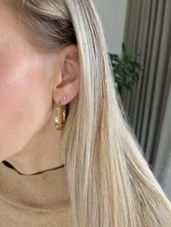 VIAMAJA Øreringe Mindy 18k forgyldt Hot