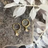 VIAMAJA Øreringe Ruby 18K forgyldt Sale