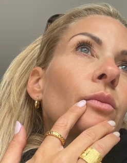 VIAMAJA Øreringe Sheila 18K forgyldt sterling sølv Hot