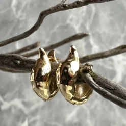 VIAMAJA Øreringe Sheila 18K forgyldt sterling sølv Hot