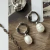 VIAMAJA Øreringe Signe - med ferskvandsperler - rhodium belagt Sale