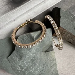 VIAMAJA Øreringe Smilla Hoops forgyldt Clearance