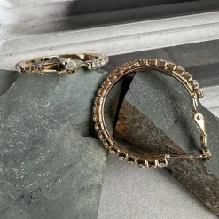 VIAMAJA Øreringe Smilla Hoops forgyldt Clearance