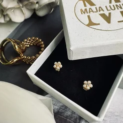 VIAMAJA Ørestikker Bella forgyldt sterling sølv Online