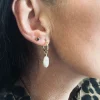 VIAMAJA Ørestikker GIA – Black 18K forgyldt Hot