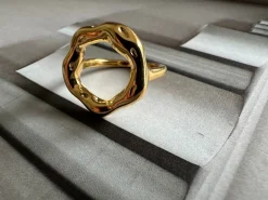VIAMAJA Ring Brianna forgyldt Best