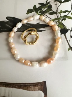 VIAMAJA Ring Brianna forgyldt Best