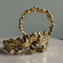 VIAMAJA Ring CHARMAINE - Sæt af 2 stk New