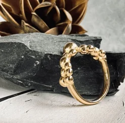 VIAMAJA Ring Gabriella forgyldt Clearance