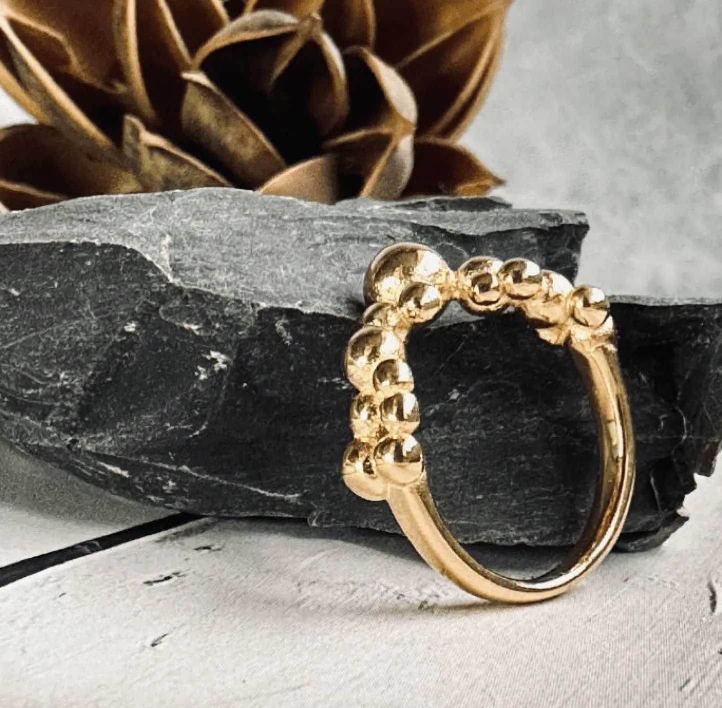 VIAMAJA Ring Gabriella forgyldt Clearance
