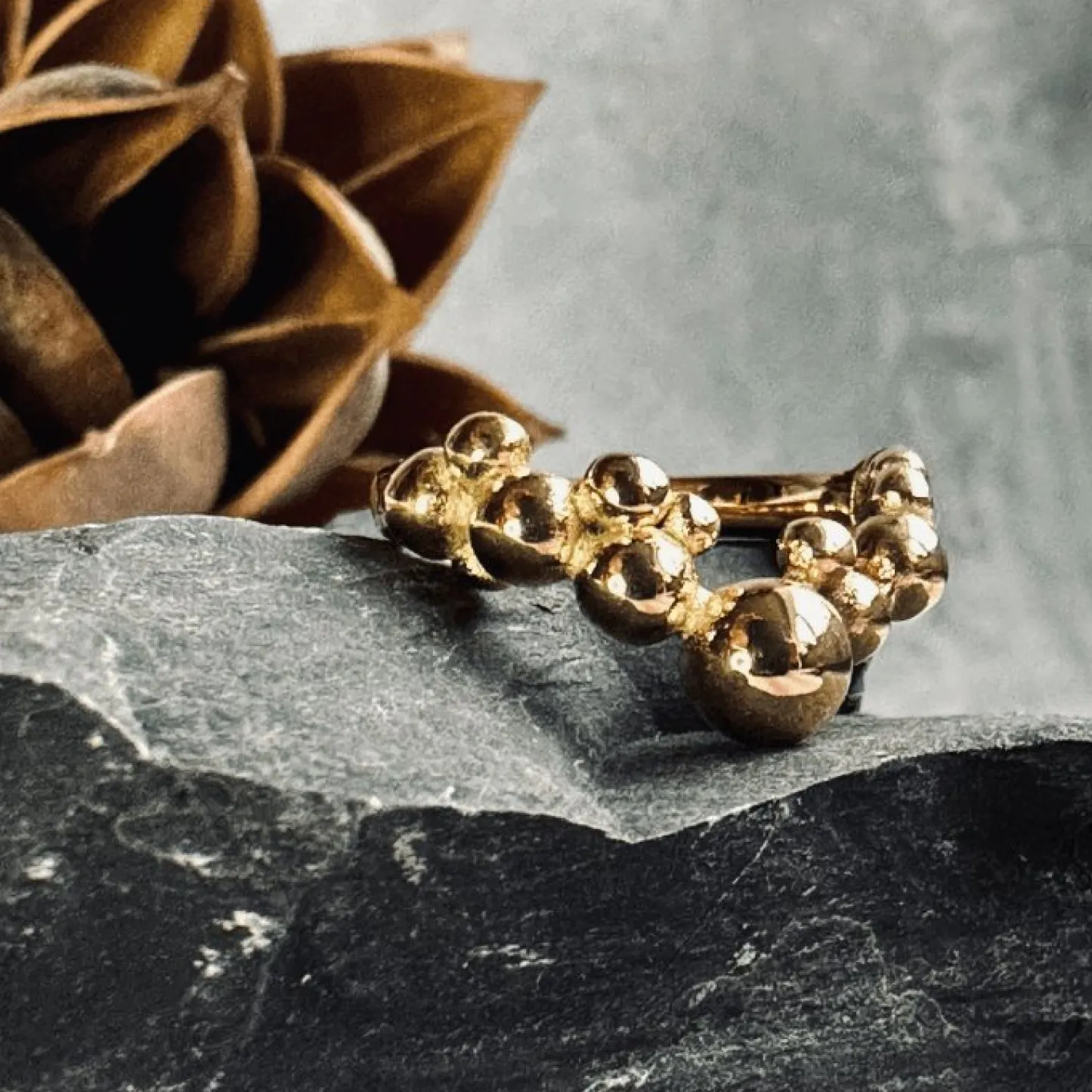 VIAMAJA Ring Gabriella forgyldt Clearance