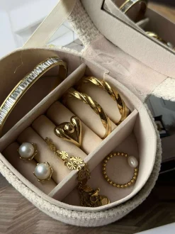 VIAMAJA Ring JENNINGS forgyldt New