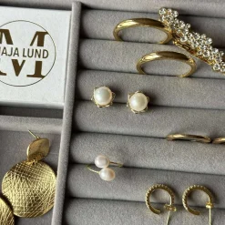 VIAMAJA Ring Miara - Justerbar forgyldt Clearance